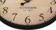 Monarch Specialties Inc. Antique Brown 20" Round Wall Clock with Standard Numbers on Distressed Prin-1