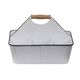 A & B Home Glossy White Basket-1