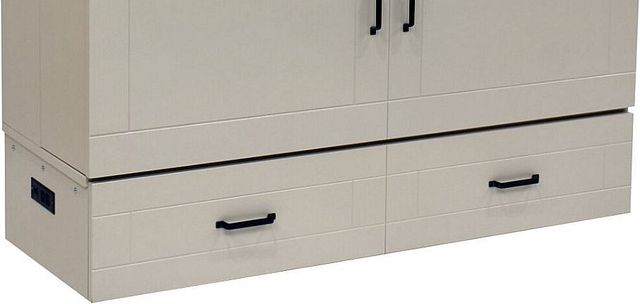CabinetBed Inc.™ Elite Aztec Alabaster Folding Queen Bed-1