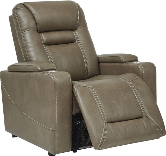 Signature Design by Ashley® Crenshaw Cappuccino Power Recliner-1