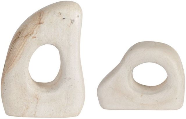 Uttermost® Stone Flow 2-Piece Natural Indoor-Outdoor Sculpture Set-4