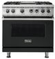 Viking® 5 Series 36'' Antique Bronze Pro Style Dual Fuel Range-0
