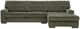 Signature Design by Ashley® Caspian-Town 2-Piece Olive Right Arm Facing Sectional and Chaise-2