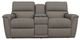 La-Z-Boy® Ava Truffle Power Reclining Loveseat with Console and Headrest-1