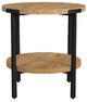Flexsteel® Millwork Black/Umber Round End Table-1