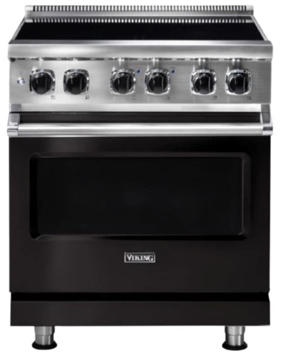 Viking® 5 Series 30" Onyx Pro Style Induction Range-0