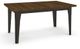 Table rectangulaire en merisier massif - Tacoma Amisco-0