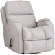 HomeStretch Zena Gray/White Swivel Glider Recliner-0