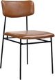 Moe's Home Collection Sailor 2-Piece Brown Dining Side Chair Set-0