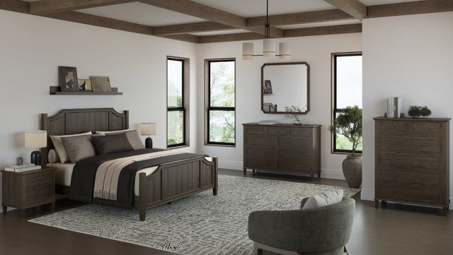 Mavin Customizable South Port King Panel Bed with High Footboard-1