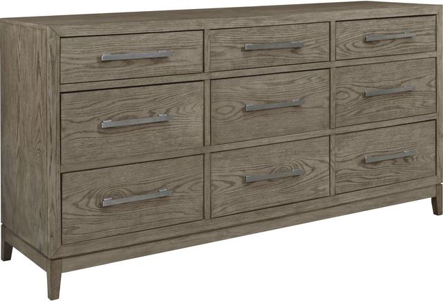Signature Design by Ashley® Chrestner 6-Piece Gray Queen Upholstered Panel Bed Set-2