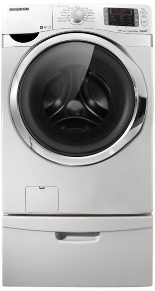 Samsung Front Load Washer-Neat White-0