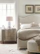 Caracole® Avondale Elegant Linen/Soft Silver Nightstand-3