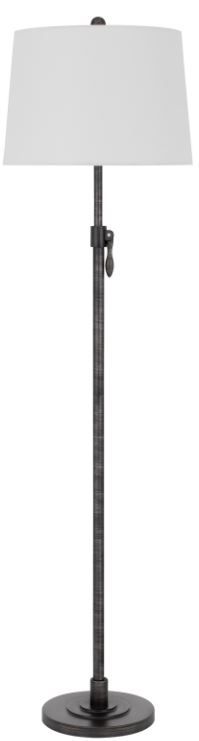 Cal® Lighting & Accessories  Riverwood Antique Silver Floor Lamp-0