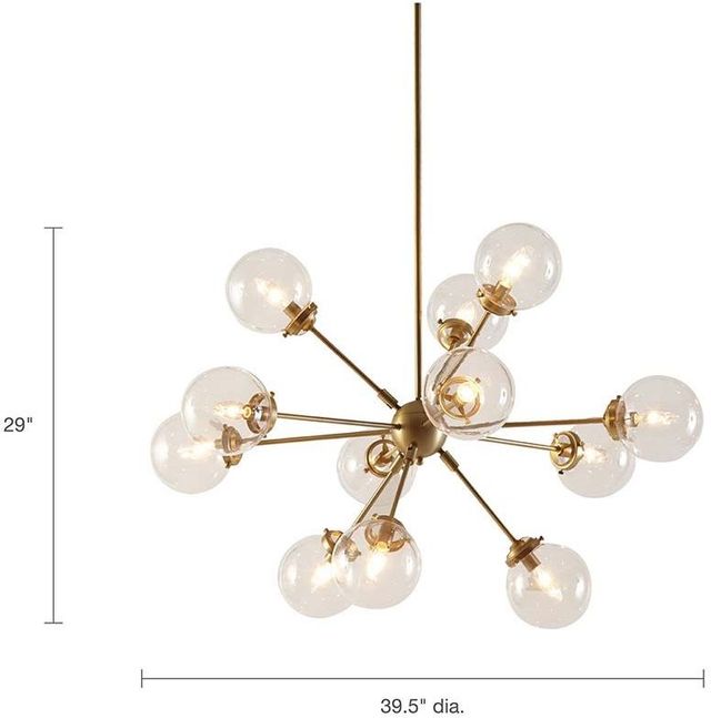 Olliix by INK+IVY Gold Paige Chandelier-4