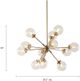 Olliix by INK+IVY Gold Paige Chandelier-4