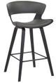 Armen Living Jagger Gray/Walnut Counter Stool-0