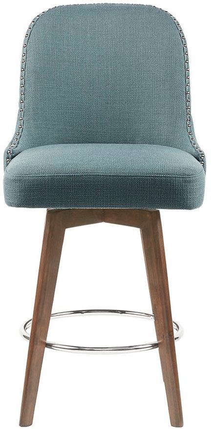 Olliix by Madison Park Blue Kobe Counter Stool-0