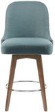 Olliix by Madison Park Blue Kobe Counter Stool-0
