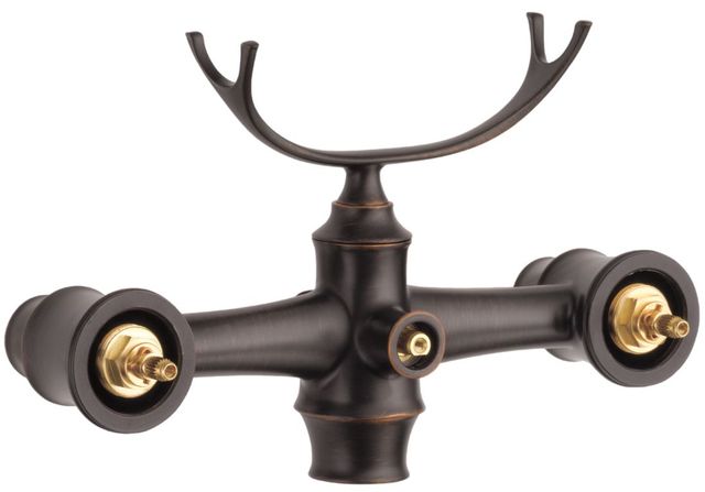 Brizo Traditional Venetian Bronze® 2-Handle Freestanding Tub Filler Body Assembly Trim with Less Handles-1-0