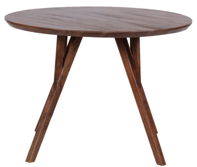 Porter International Designs Portola Walnut Round Dining Table-1