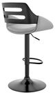 Armen Living Karter Gray/Black Adjustable Bar Stool-2