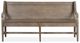 Banc à dossier de Magnussen® Paxton Place - Gris queue d'aronde-3