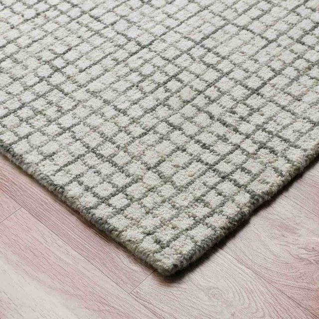 LR Home Criss Cross Silver/Ivory 8'x10' Area Rug-3