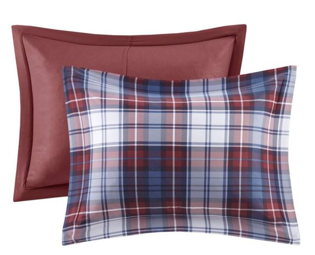 Olliix by Madison Park Essentials Parkston Red Twin/Twin XL 3M Scotchgard Down Alternative All Season Comforter Set-2