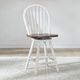 Liberty Furniture Carolina Crossing Windson Antique Honey/White Swivel Counter Stool-1