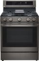 LG 30" PrintProof™ Black Stainless Steel Freestanding Gas Range-0