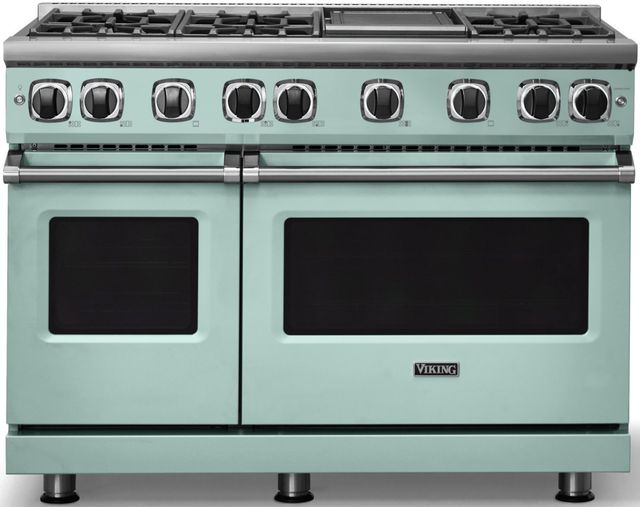 Viking® 7 Series 48" Splash Pro Style Gas Range with Griddle-2