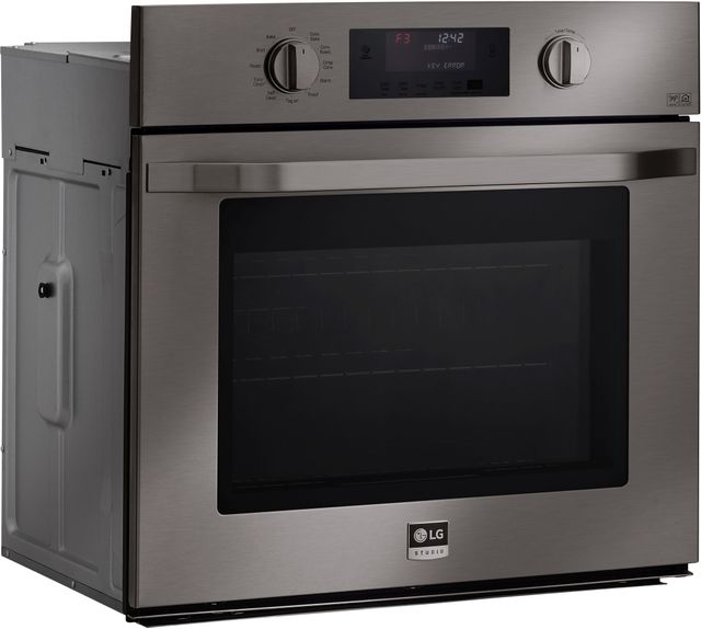 LG Studio 29.75" Black Stainless Steel Electric Single Oven Built In-2