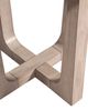 Bassett Mirror Newport White Scatter Table with Sunbleached Ash Base-3