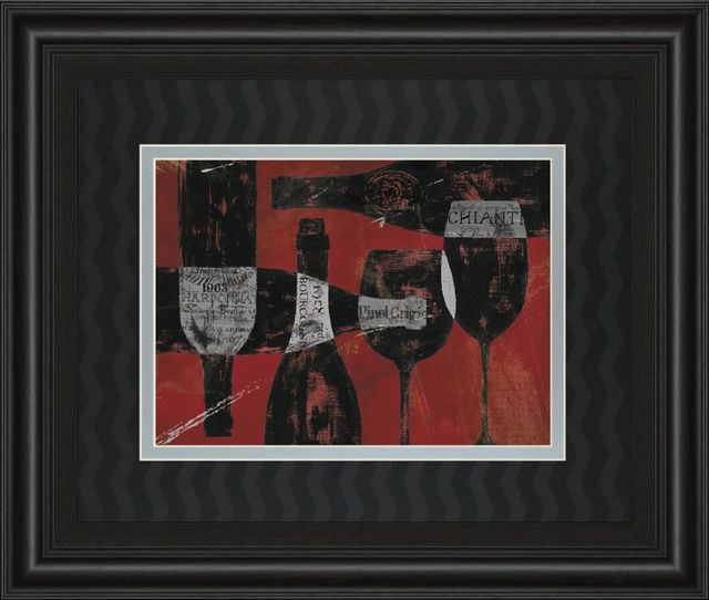 Classy Art Wine Selection IIl by Daphane Brissonet Wall Art-0