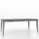 Canadel Customizable Gourmet 82" VE Base Dining Table with One Removable Leaf-4