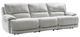 Steve Silver Co. Olsen 3-Piece Silver Dual-Power Zero-Gravity Modular Reclining Sofa-0