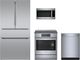 Bosch 4 Piece Stainless Steel Induction Kitchen Package-0