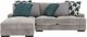 Ashley® Bardarson 2-Piece Silver Left-Arm Facing Loveseat Sectional and Chaise-0