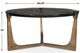 Uttermost® Bohdi Cast Glass Top Indoor-Outdoor Coffee Table with Antique Brass Aluminum Base-2
