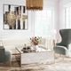 TOV Furniture Lana Antique Mirrored Large Coffee Table-1