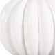 Uttermost® Irena Glossy White Table Lamp with Antique Brass Accents-5