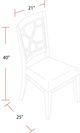 Parker House® Sundance Sandstone/White Dining Side Chair-3