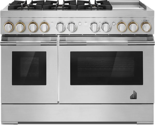 JennAir® RISE™ 48" Stainless Steel Pro Style Dual Fuel Range-1