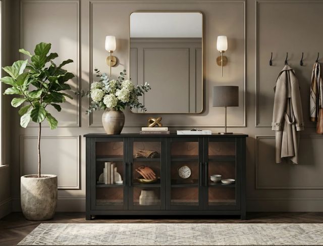 Sunny Designs™ Uptown Umbra Accent Cabinet-1