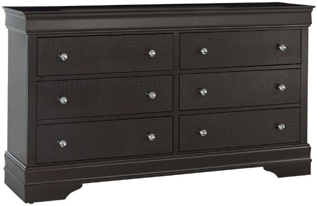 Global Furniture USA Pompei 4-Piece Metallic Gray King Panel Bedroom Set-2