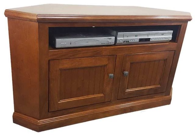 American Heartland Manufacturing Poplar 50" Corner TV Stand-0
