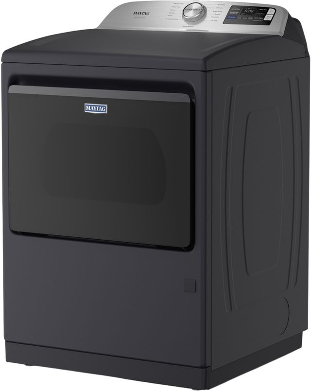Maytag® 7.4 Cu. Ft. Midnight Steel Front Load Electric Dryer with Pet Pro Option-3