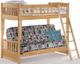 Night & Day Furniture™ Cinnamon Natural Twin/Full Futon Bunk Bed-0