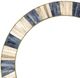 Bassett Mirror Keena Blue/White Wall Mirror-1
